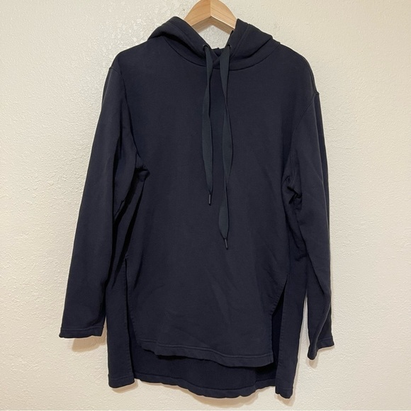 Athleta Black Yogi High Hooded Sweatshirt Size Small Women - Picture 1 of 10